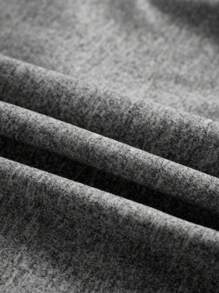 INAWLY Dandelion And Butterfly Pattern Round Neck Short Sleeve T-Shirt Leisure Graphic Tees Women Tops - Dark Grey - View 5