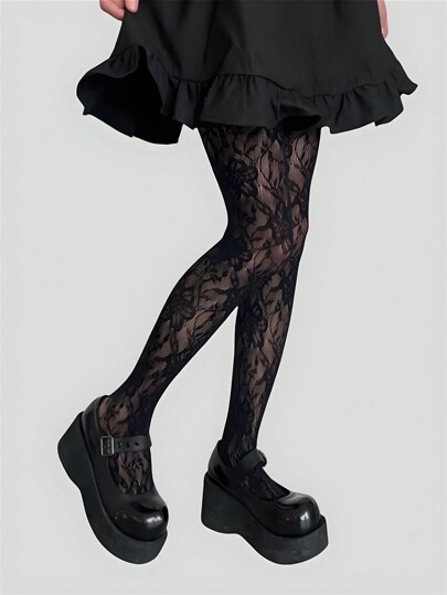 Goth جوارب نسائية سوداء / تيتس / جوارب