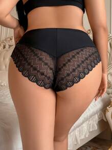 加大码 舒适优雅 蕾丝内裤 内衣