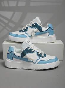 Men Sports Shoes Men Fashionable Cool Casual Shoes Lace-Up Men Skate Shoes Men Personalized Street Shoes