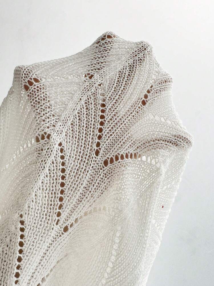Women Summer Holiday Solid Color Square Neck Short Sleeve Hollow Cover-Up Dress