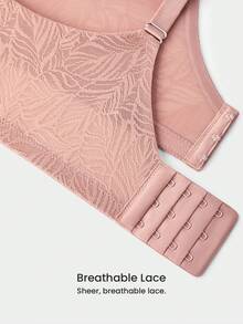 LUVLETTE صدرية قماش شبكي قابلة للتنفس وذات تغطية كاملة مع دعم المنحنى الإضافي - وردي - مشاهدة 6