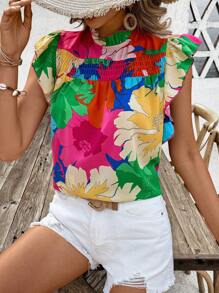 Breezaya Women Random Printed Button-Down Shirt In Multicolor - Multicolor - View 3