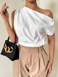 Firerie Summer Women Satin White Blouses Back To School Commute Office Old Money Minimalist Work Women Blouses White Women Shirt,Sleeveless Tops