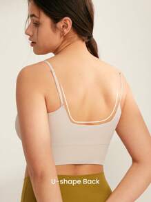 LUVLETTE Áo lót Dream Curve 2ndSkin màu xám không gọng, liền mạch, có đệm ngực, kiểu dáng thoải mái, thích hợp mặc nhà, thể thao, tập luyện hoặc mặc ngoài. Kích cỡ đa dạng, áo camisole ống, áo tanktop, thoải mái, là món đồ không thể thiếu, cũng phù hợp cho thiếu nữ, trẻ em và các bé gái. - Màu Xám nhạt - Xem 7