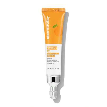 Slow Sunday Vitamin C Eye Brightening Essence, Vitamin C, Hyaluronic Acid, Moisturizing And Brightening, Suitable For Dark Circles, Fine Lines, And Eye Bags, Good Choice For Wedding, Vacation, Beach, Travel EssentialsEaster Gifts, Suitable For Summer Eye Care
