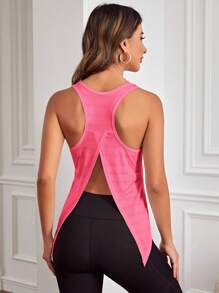 Activina Áo ba lỗ thể thao thông thường xẻ lưng thoáng khí mùa hè - Nhiều màu - Xem 4