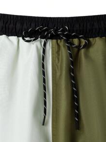 Surfspeed Men Color-Blocked Beach Shorts For Vacation - Multicolor - View 3