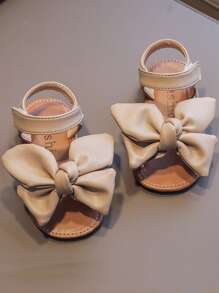 Bowknot Anti-Slip Infant Sandals, Casual For Summer Everyday Wear