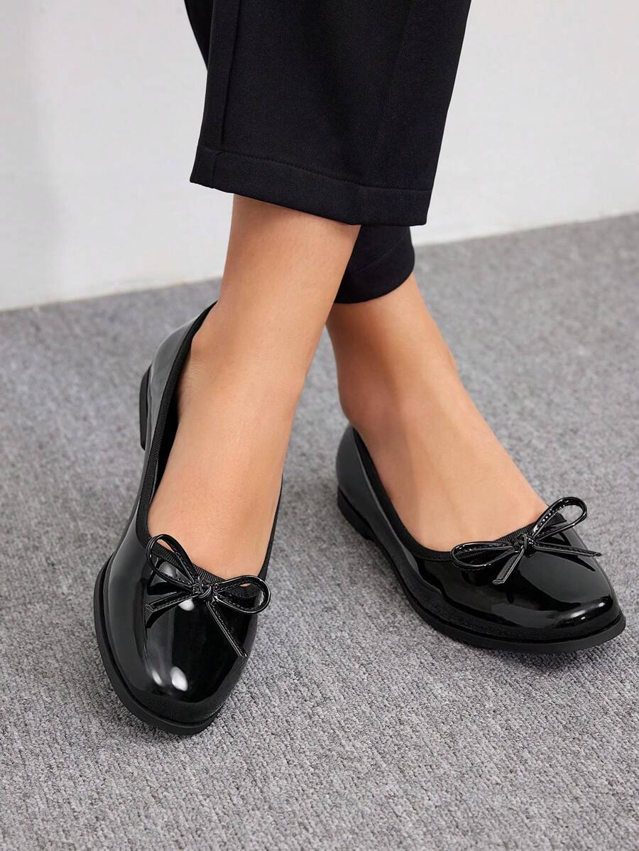 CUCCOO BIZCHIC 女士鞋 平底鞋 适合日常搭配 夏季度假鞋 夏季促销 优雅基础款 商务休闲 商务别致 圣诞节 女巫 秋季 新年 假期 - 黑色 - 查看 1