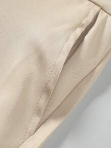 Claim Dot 男士時尚純色寬鬆直筒休閒褲