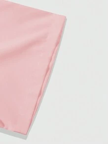 ROMWE MEN Street Life Men's Summer Casual Heart Printed Short Sleeve Shirt, School - Pink - View 3
