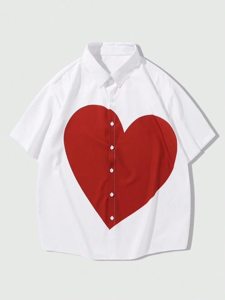 Our Street Life Spring/Summer Valentine 'Sday Casual Graphic White