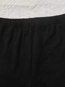 GraphicGems Roupa de Menina Pré-adolescente Camiseta Casual Fashion com Shorts Apertados