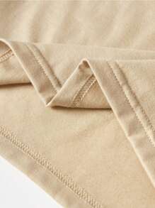 Camiseta de manga corta con eslogan casual para niña joven para el verano