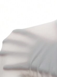 Zolique Bộ đồ liền thân cổ chữ V sâu có ren trơn cho nữ cho kỳ nghỉ hè - trắng - Xem 6
