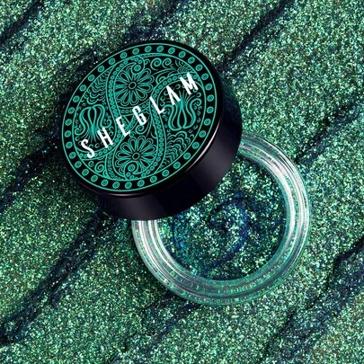 SHEGLAM Stay Wild Jelly Glitter-孔雀閃亮眼影凝膠高光亮片一步到位高顏料易戴綠色眼影眼妝派對 眼影 品牌 美容 化妝 化妝品 適合女性與女孩 完美搭配夏季春季 Y2K 時尚 流行 生日 母親節禮物 假期 派對準備就緒 最佳顏色