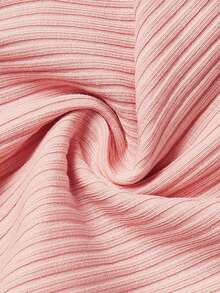 Cozy Pixies Baby Girl Color Block Knitted Soft Decorative Braided Elastic Waist Casual Shorts Set