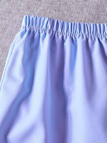 Teen Boys' Casual Fashion College Style Polo Shirt Short Sleeve And Shorts Two-Piece Set