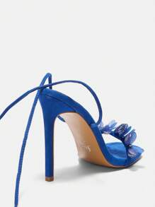 CUCCOO CHICEST Sandalias de tacón alto de moda para mujeres, para Halloween - Azul - Ver 7
