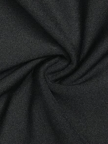 Plus Size Elastic Slim Fit Mid-Rise Underpants - Black - View 3