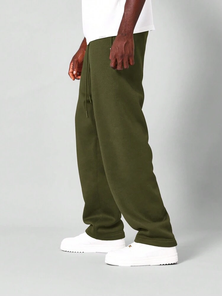 Pantalones deportivos de polar con cintura elástica