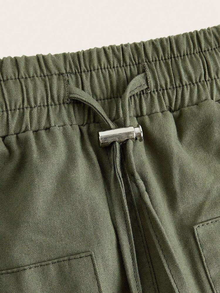 Women's Fashionable Plain Skirt With Pocket Design, Summer