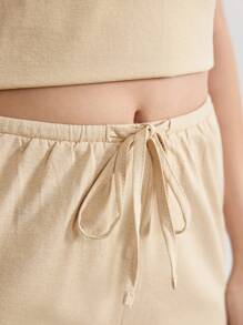Ocili Ocili Pantalones casuales de ocio diario simples de unicolor para mujeres