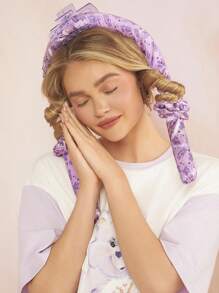 SHEIN X Care Bears 4 件套卡通熊全身印花免热卷发工具套装美发工具 - 淺粉色 - 查看 3