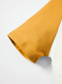 嬰兒男童3入組車印花短袖t恤套裝 - 黃色 - 查看 5