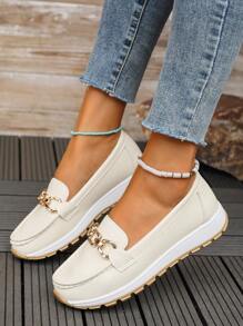 Breathable Hollow Out Casual Loafer Shoes, Middle-Aged & Elderly Mothers Soft Bottom Wedge Hole Shoes, Summer