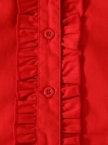 Niedlicher Tomaten bedruckter Rock und Top mit großem Schleife-Design auf der Rückseite für Baby Mädchen, im Landhausstil