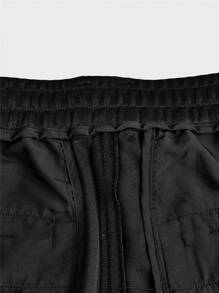 AKNOTIC Business Casual 2pcs Easy Care Stretch Black Summer Men's Knit Business Suit Set - Black - View 17