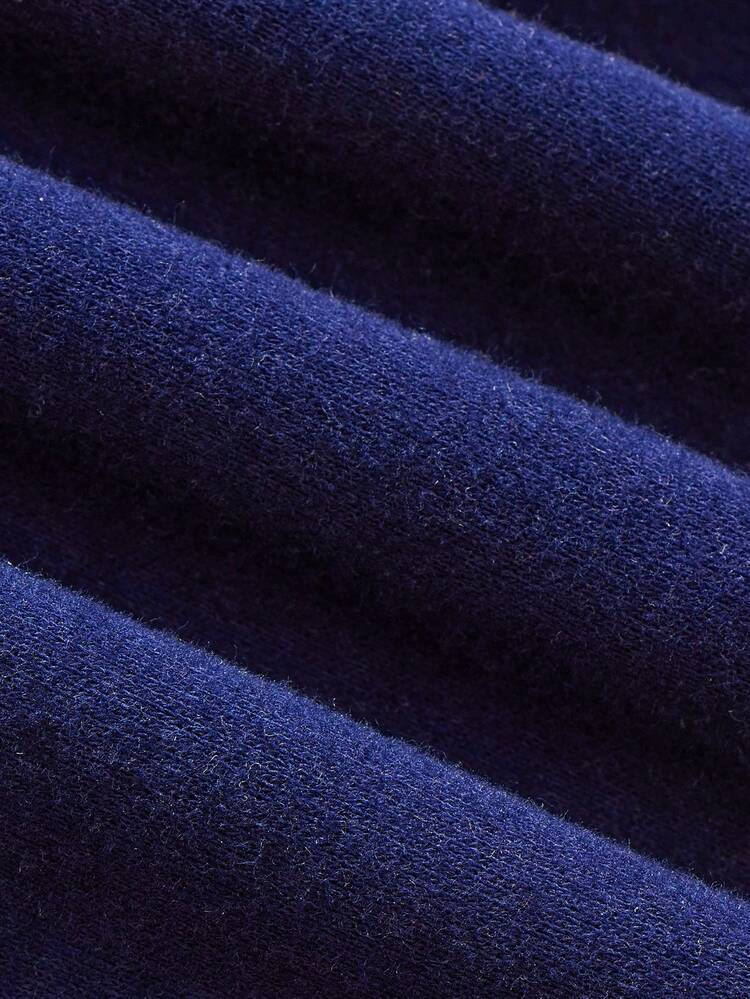 Baby Boy Letter Graphic Patch Detail Sweatshirt