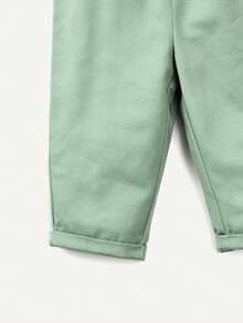 Cozy Pixies Baby Boy Striped Print Pocket Patched Tee & Pants - Multicolor - View 4