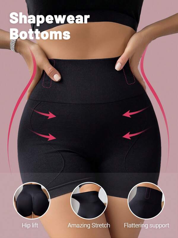 Women Seamless High-Waist Tummy Control Butt Lifter Panties Body Shaper (Single Pack)