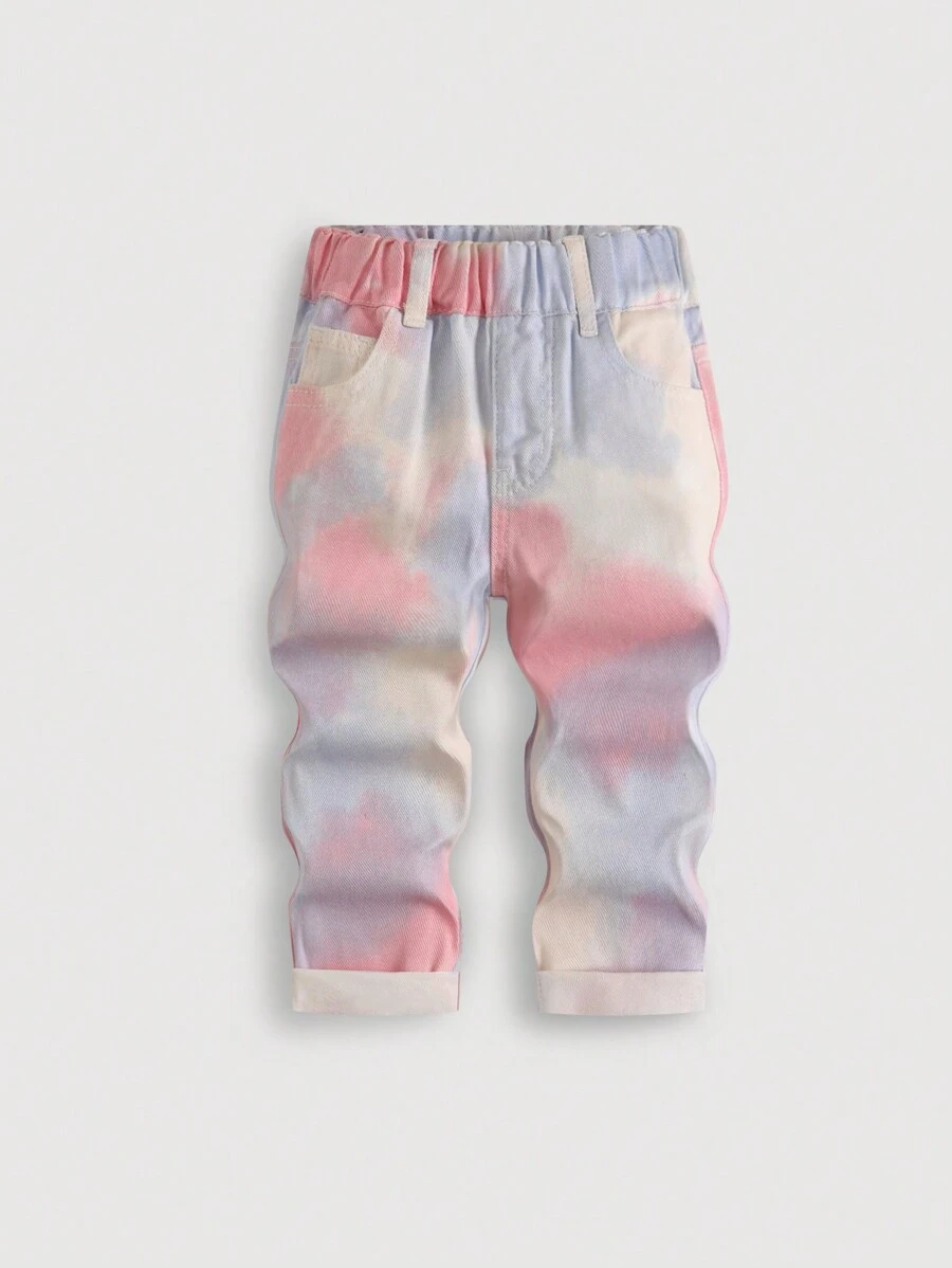 Baby Boy Street Style Tie Dye Jeans - Multicolor - View 1