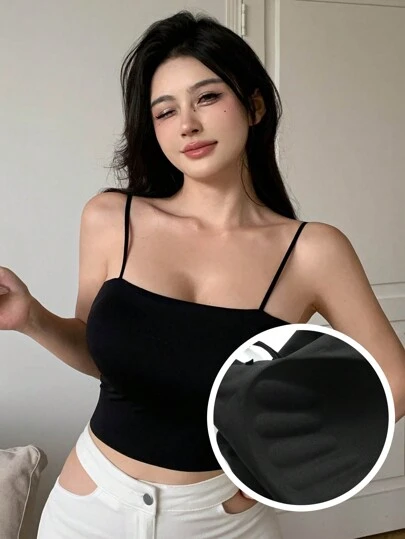 DAZY Seamless Strapless Bra With Removable Pads And Adjustable Thin Straps For All Seasons, Workout