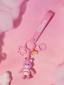 SHEIN X Care Bears Llavero y colgante de bolso con diseño 3D de Cheer Bear como regalo
