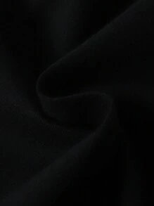 SHEIN GraphicGems Bộ áo ngắn tay và quần short in chữ dễ thương cho bé trai, mùa hè vui nhộn thường ngày - màu đen - Xem 3