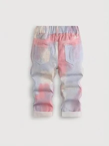 Baby Boy Street Style Tie Dye Jeans - Multicolor - View 2