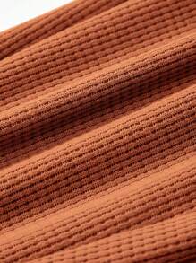 Baby Boy Letter Patched Detail Pullover & Sweatpants