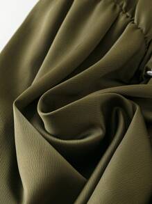 EMERY ROSE Kích thước lớn Giải trí Vòng cổ Áo sơ mi Với Nối Hòa tan Ren Cho mùa hè - màu xanh lá - Xem 4