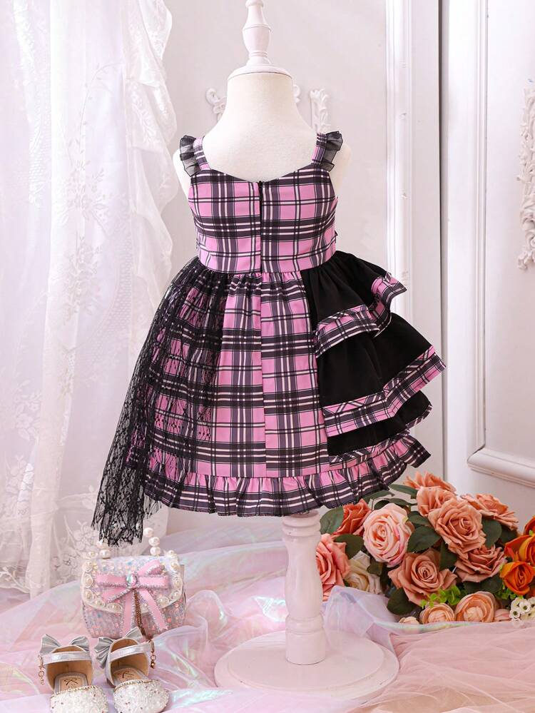Baby Girl Fashionable Chic Elegant Sling Dress