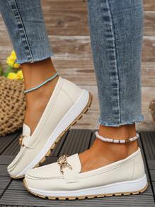 Breathable Hollow Out Casual Loafer Shoes, Middle-Aged & Elderly Mothers Soft Bottom Wedge Hole Shoes, Summer
