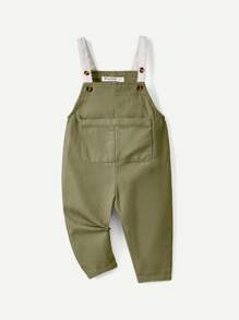 Cozy Pixies Baby Boy Casual Comfortable Overall Pants With Adjustable Straps For Easy Outfit Matching