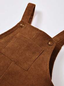 Cozy Pixies Unisex Baby Casual Comfortable Romper - Brown - View 3