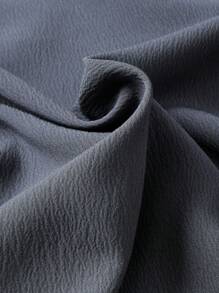 Calvaya 大码纯色斜口袋抽绳腰休闲裤，适合外出和通勤 - 淺灰色 - 查看 8