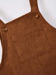 Cozy Pixies Unisex Baby Casual Comfortable Romper - Brown - View 5