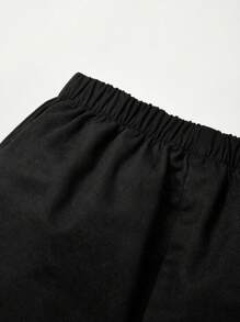 Baby Boy Striped Print Dual Pocket Jacket & Joggers & Tee - Multicolor - View 17